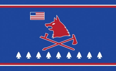 Absentee Shawnee Tribe of Oklahoma, LI-SI-WI-NWI-Absentee Shawnee flag