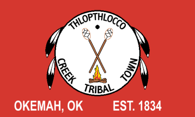 Absentee Shawnee Tribe of Oklahoma, LI-SI-WI-NWI-Absentee Shawnee flag