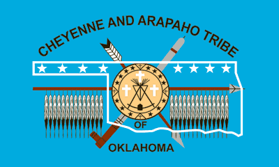 Absentee Shawnee Tribe of Oklahoma, LI-SI-WI-NWI-Absentee Shawnee flag