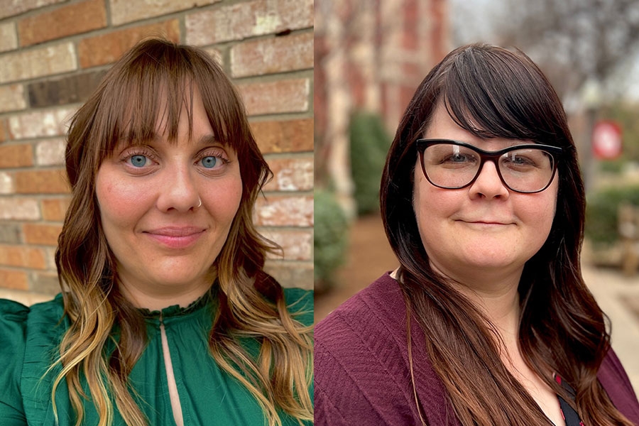 Brandi Bethke and Sarah Trabert.