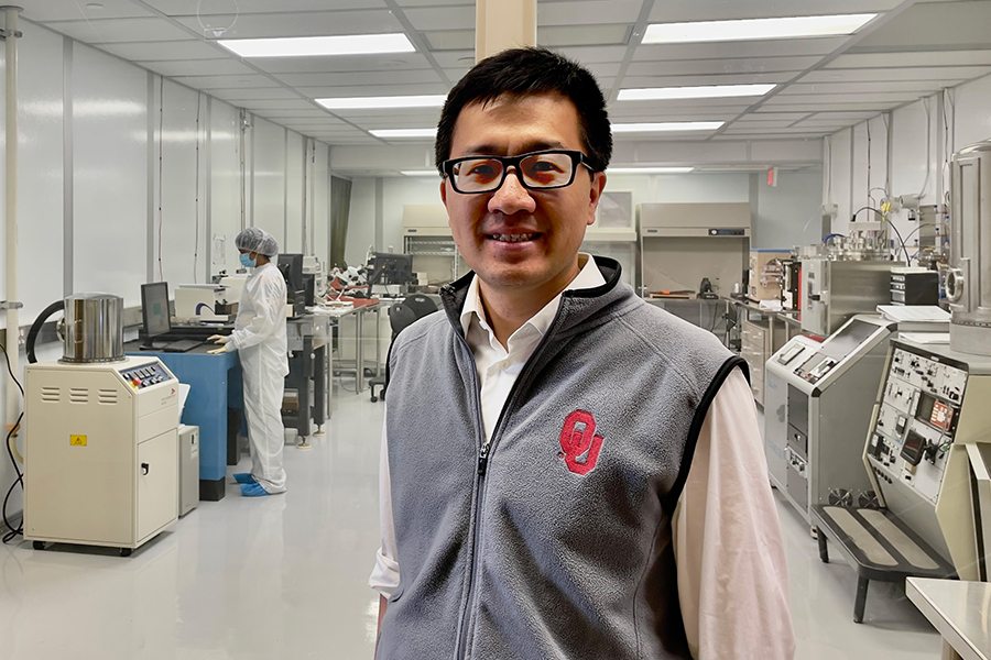 Image of engineering professor Binbin Weng who won the NSF CAREER award.