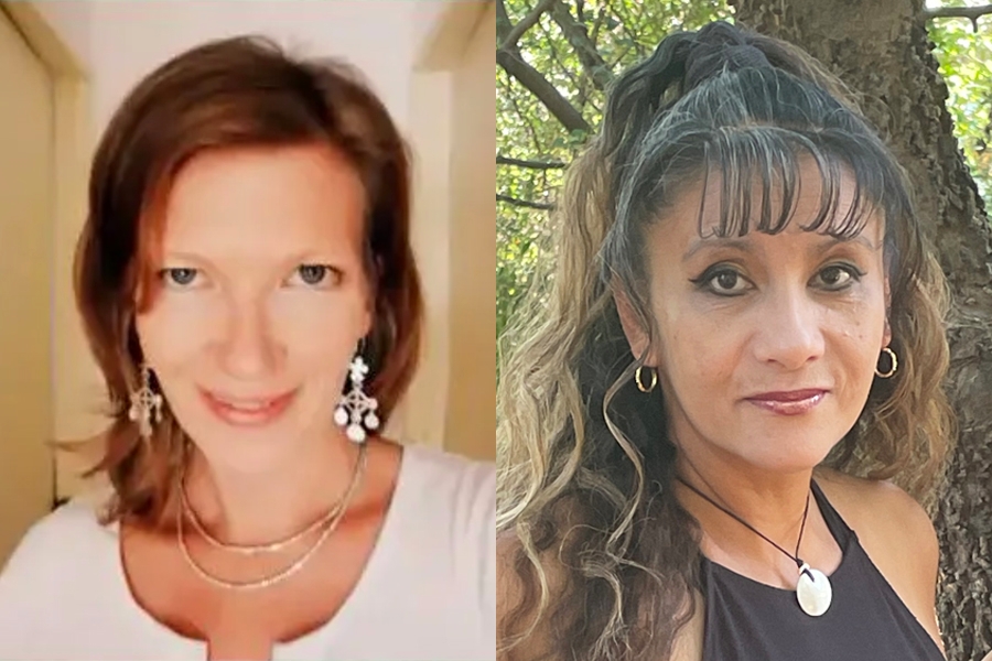 Annabel Ipsen and Evelyn Cox.