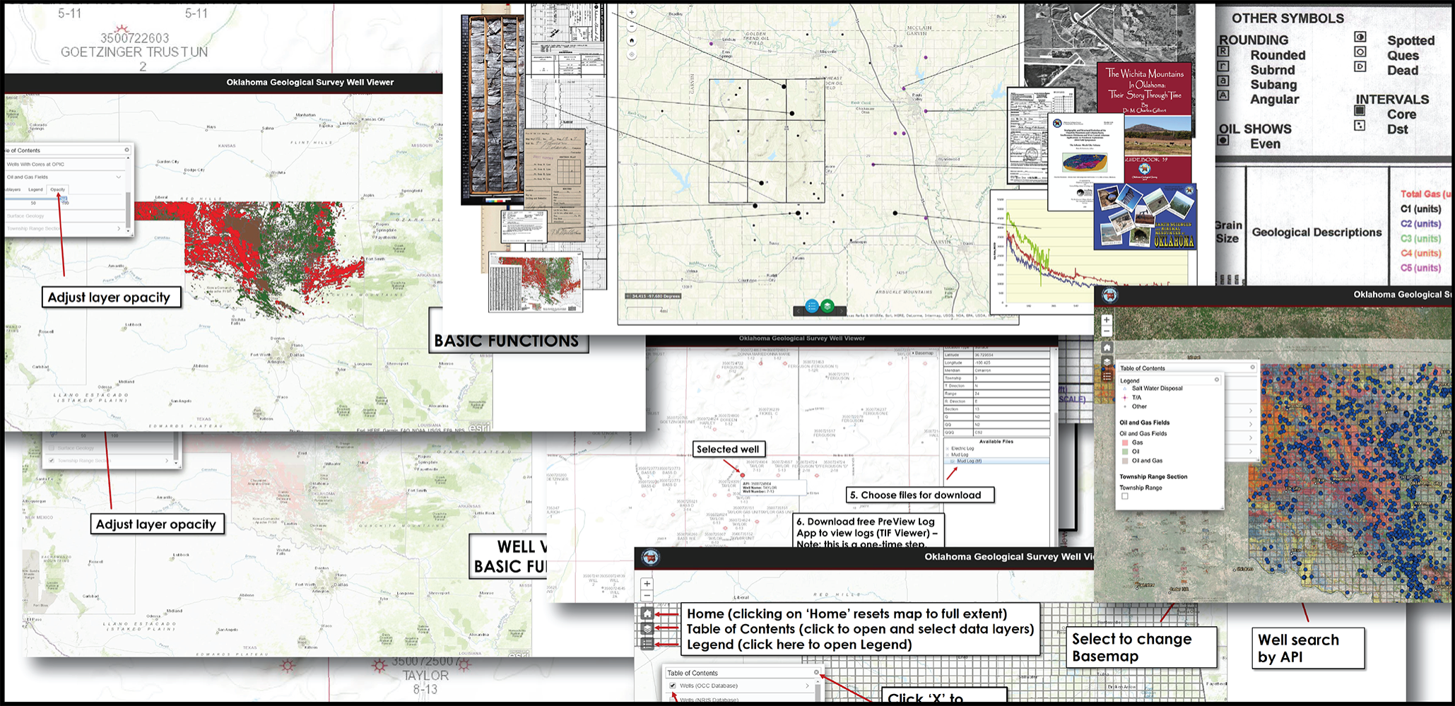 OGS database interface image