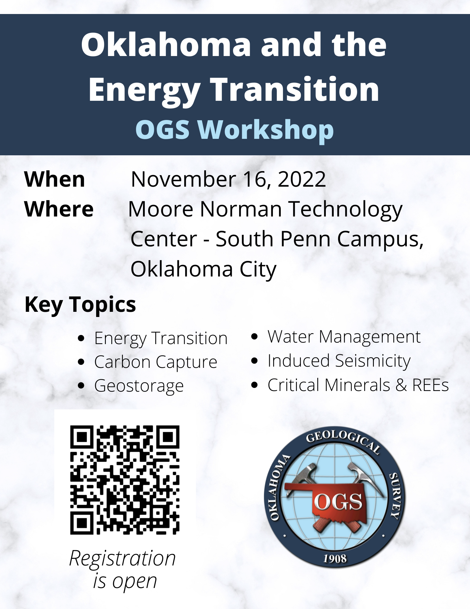Oklahoma and The Energy Transition - OGS Workshop 2022