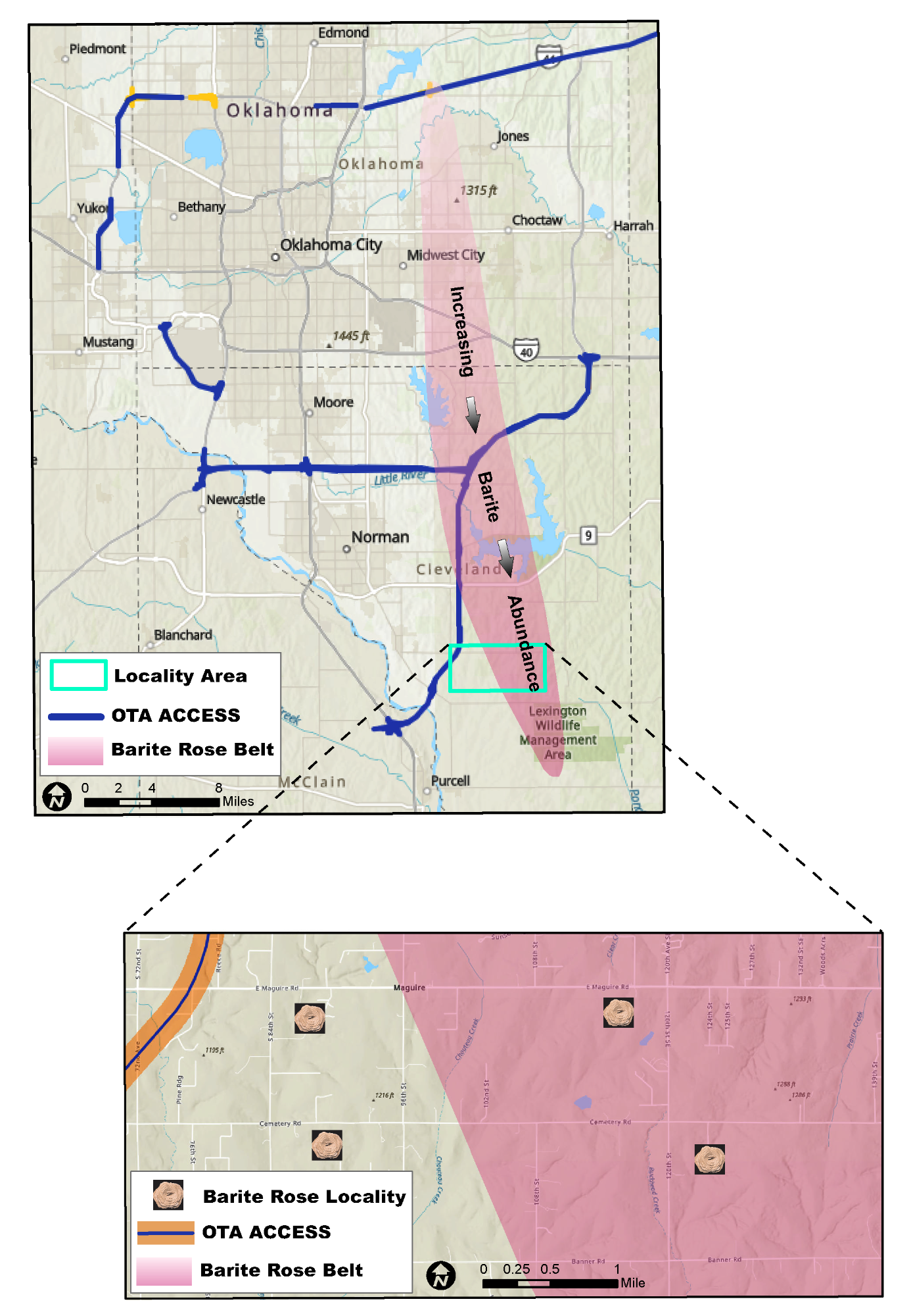 General Rose Rock Map