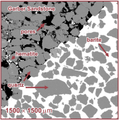 Rose Rock Electron Micrograph Rose Rock Electron Micrograph