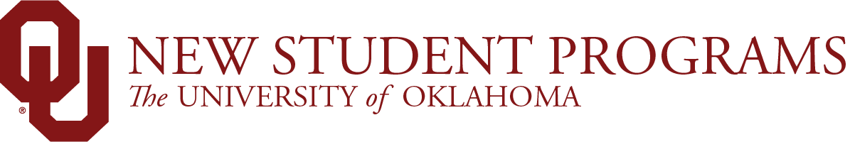 Interlocking OU, New Student Programs, 皇冠体育 website wordmark.