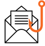 The phishing hook icon for the phish alert button