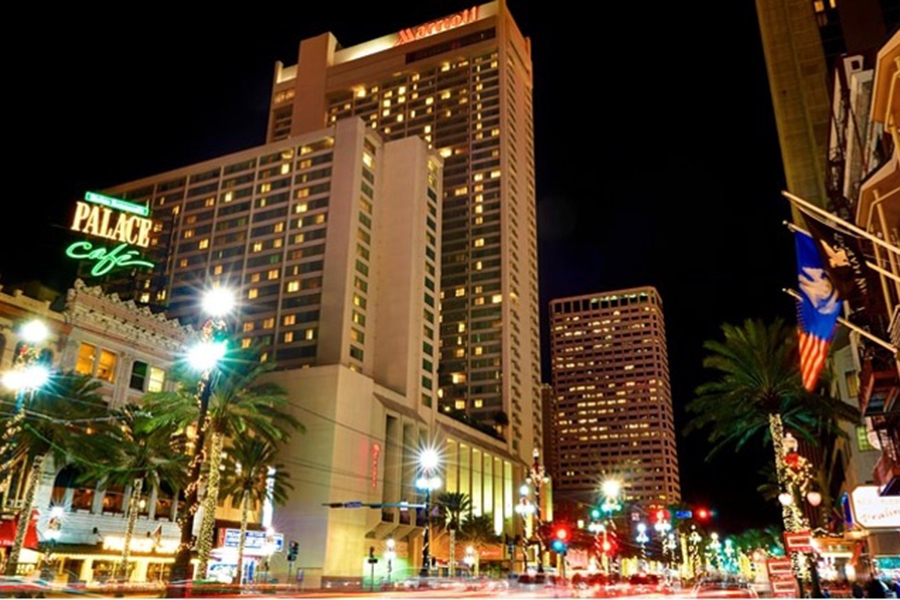 New Orleans Marriott hotel.