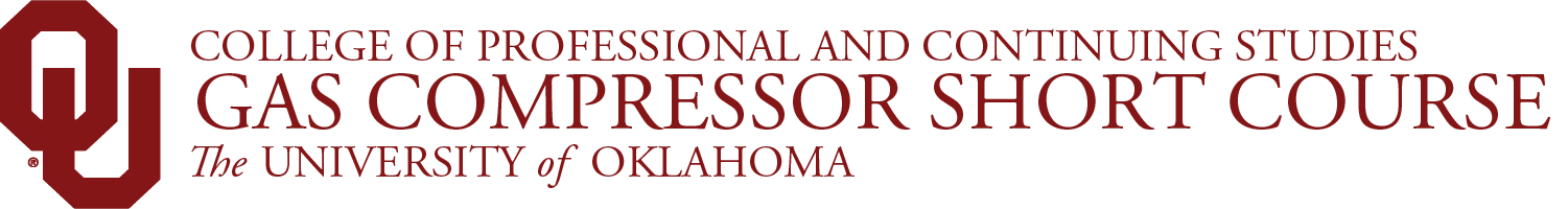 Interlocking OU, College of Professional and Continuing Studies, 气体压缩机短期课程, The University of Oklahoma website wordmark.