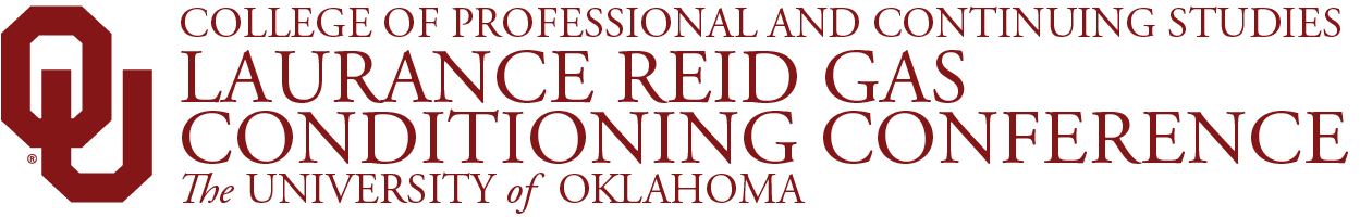 Interlocking OU, College of Professional and Continuing Studies, 劳伦斯里德气体调节会议, The University of Oklahoma website wordmark.