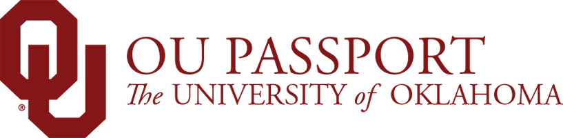 Interlocking OU, OU Passport, 皇冠体育 website wordmark.