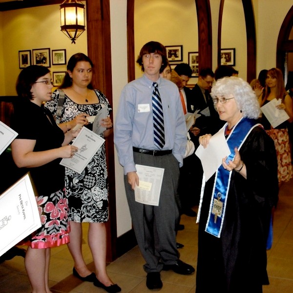 Phi Beta Kappa Initiation 2008