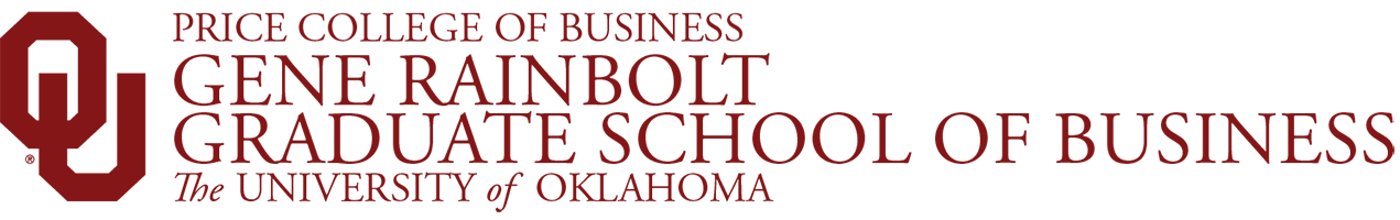 OU Price College of Business, Gene Rainbolt Graduate School of Business, 皇冠体育 website wordmark