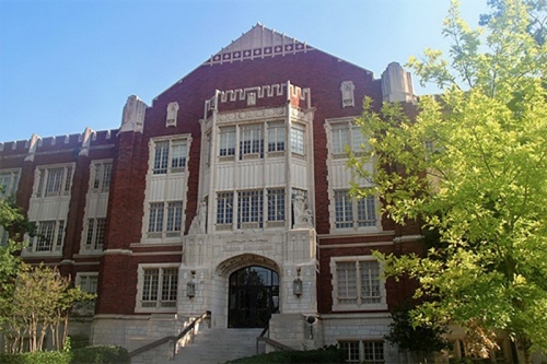 Exterior of Adams Hall
