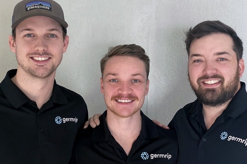 photo of the Van Horn brothers, Price alums and founders of Germrip