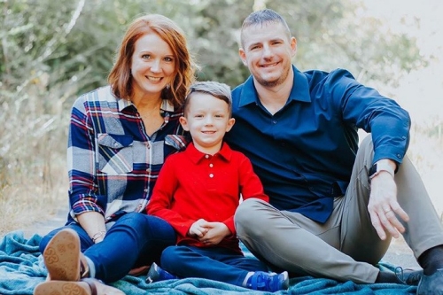 Kelly Grace and family