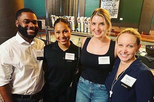 JCPenney alumni and interns, networking