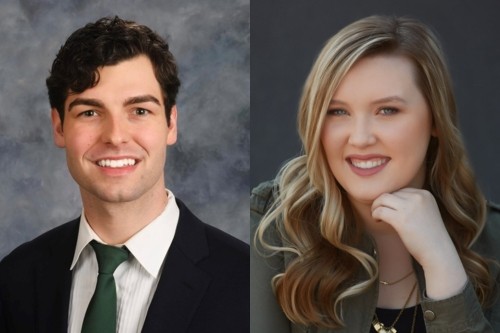 Kurtas Edmonds (left) and Ella Little (right)