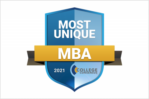 Rankings badges from CEO Magazine. Tier One N. American MBA Rankings 2021. #48 Global Executive MBA Rankings 2021