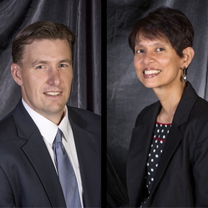 Matthew Jensen and Shaila Miranda