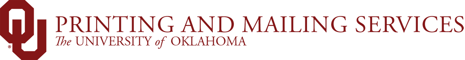 Interlocking OU, 印刷及邮寄服务, 皇冠体育 website wordmark.