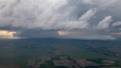 The NOAA P-3 "Hurricane Hunter" flies the skies with researchers as researchers on the ground also gather data. With teams both in the air and on land, data is collected for a 3D view of storms.