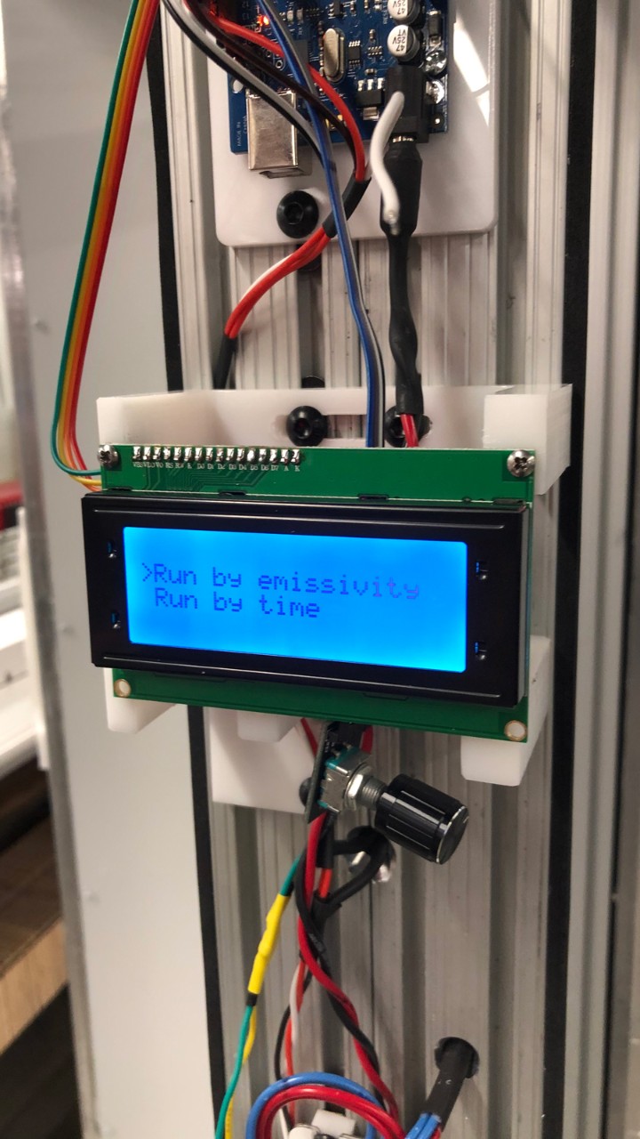 A control panel for a system designed to increase throughput of disinfecting and reusing PPE.
