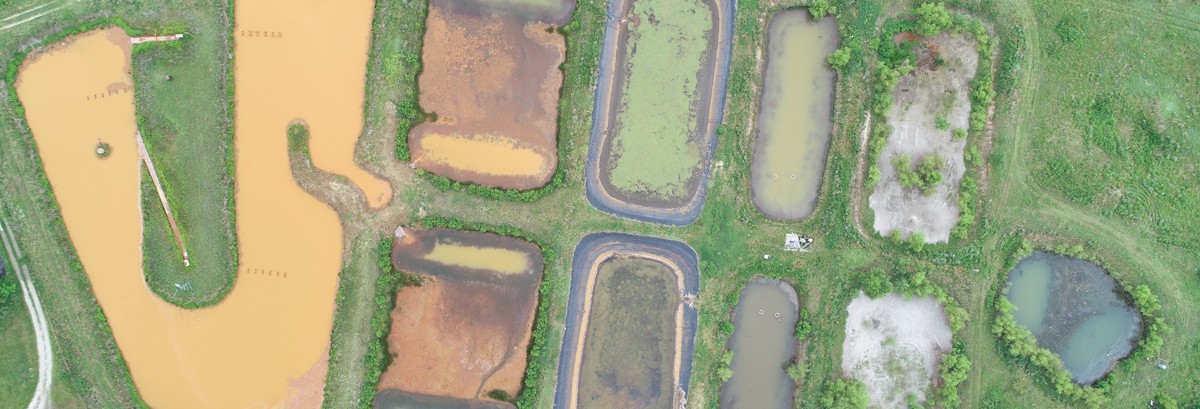 Aerial photo of Tar Creek