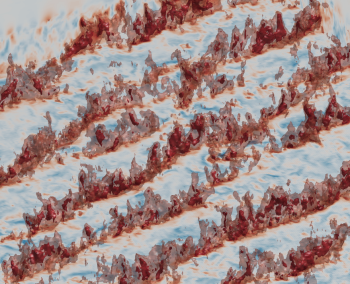 visualization of large scale structures