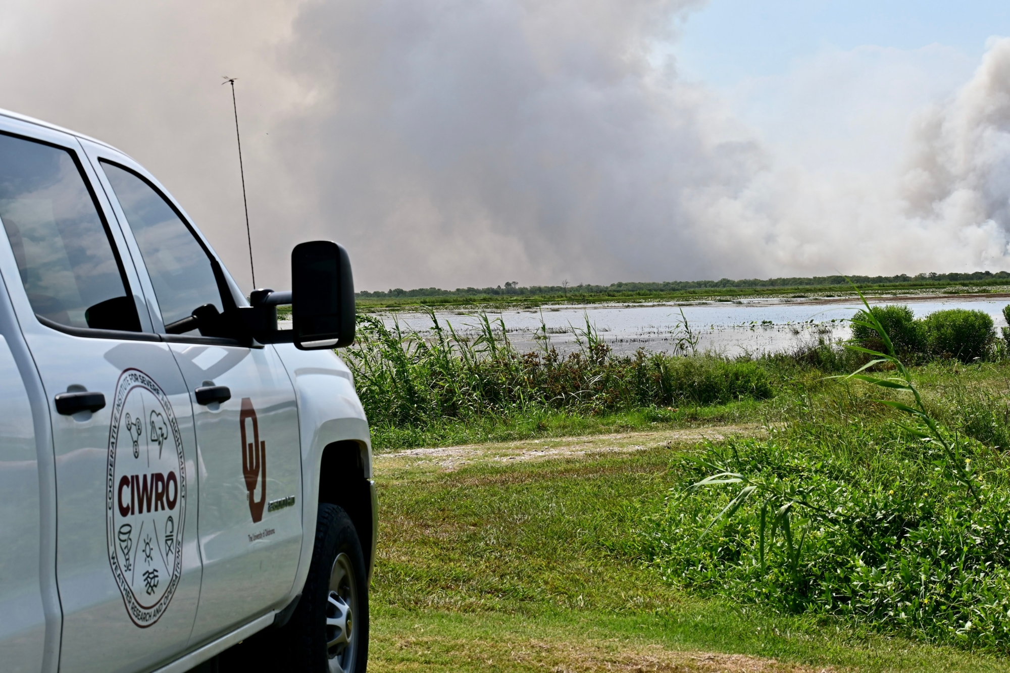 CIWRO Truck looking over horizon