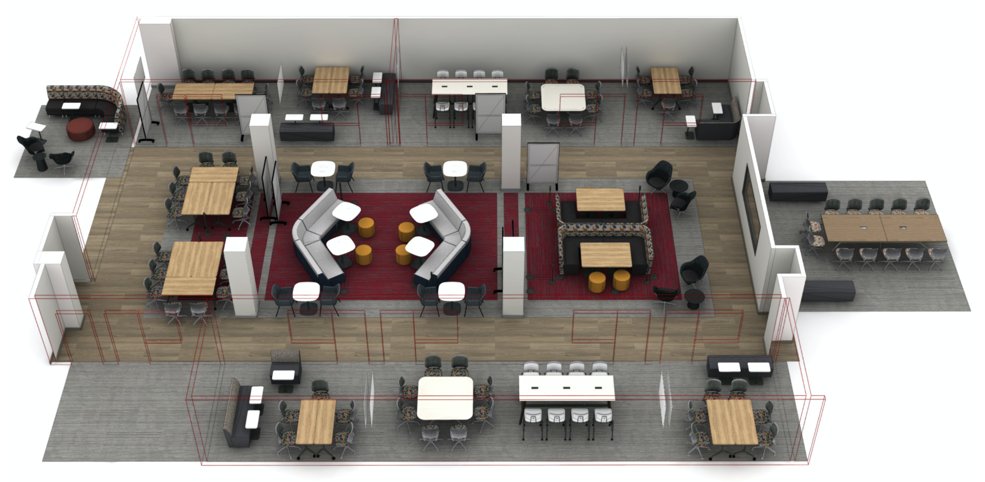 Conoco third floor layout.
