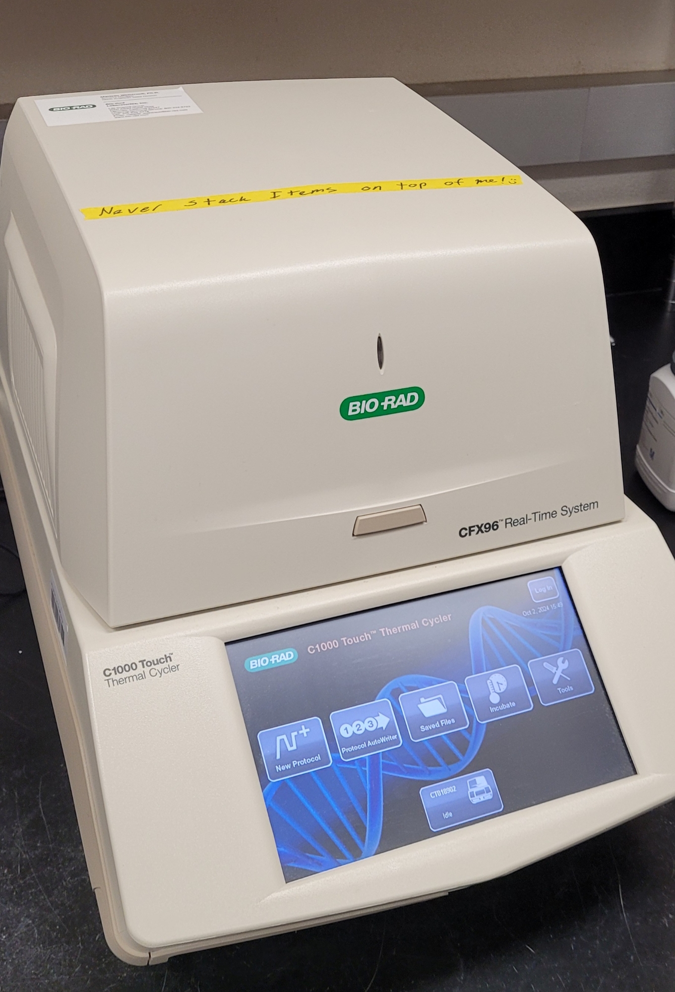 Picture of BioRad CFX96 Real-time PCR System