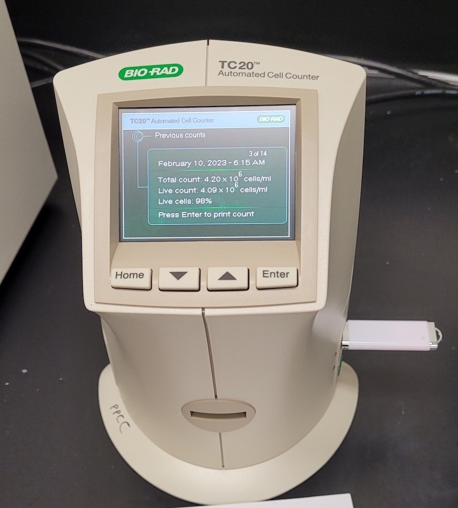 Cell counter instrument