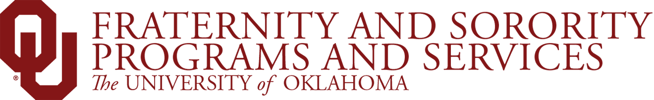 Interlocking OU, 兄弟会和姐妹会的项目和服务, The University of Oklahoma website wordmark.