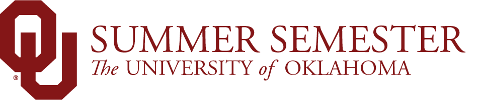 Interlocking OU, 夏季学期, 皇冠体育 website wordmark.