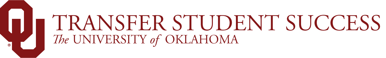 Interlocking OU, Transfer Student Success, 皇冠体育 website wordmark.