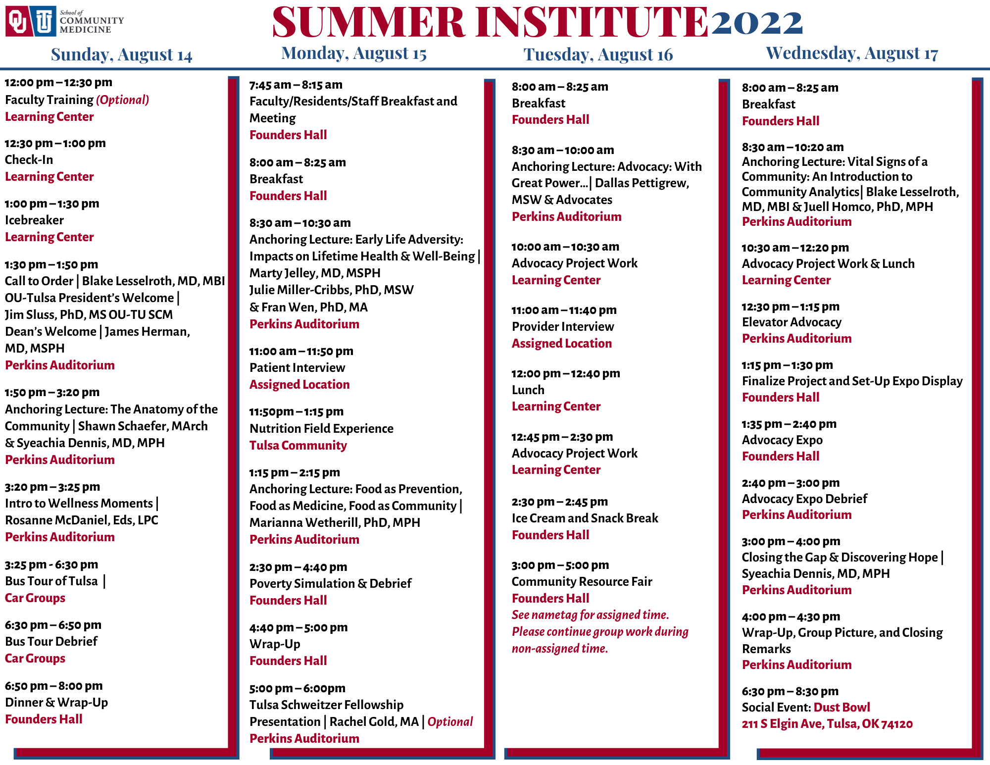 Blue Stripes Simple Class Schedule
