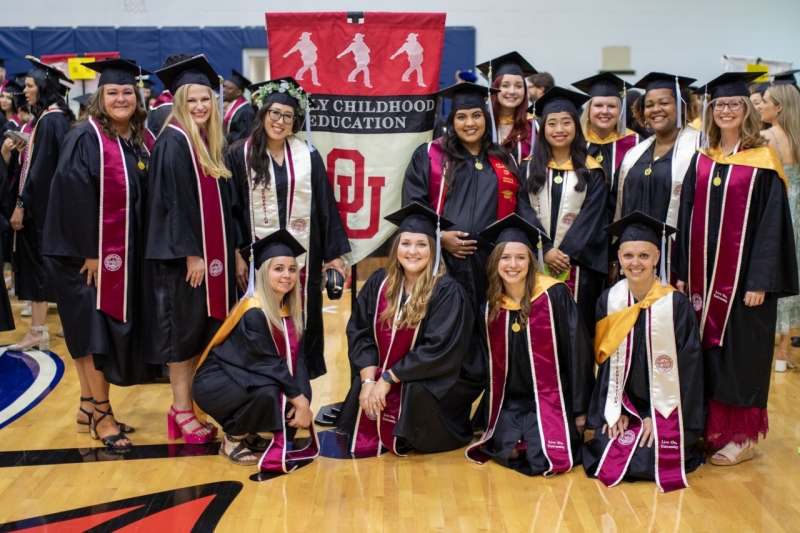 Early Childhood Education students at convocation