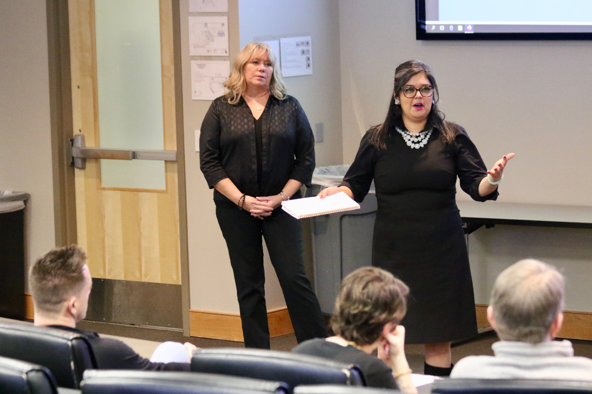 ODYN students presenting for class