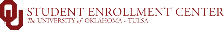 Student Enrollment Center, 皇冠体育 Tulsa campus website wordmark