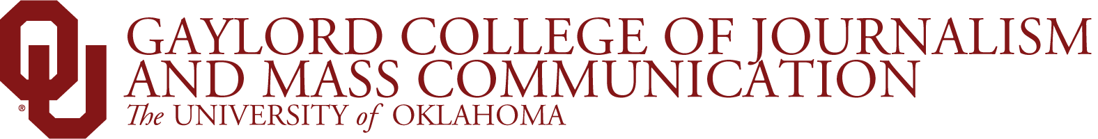 Gaylord College of Journalism and Mass Communication, 皇冠体育 website wordmark