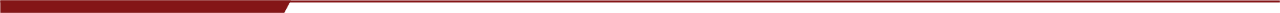 Stylized crimson line.