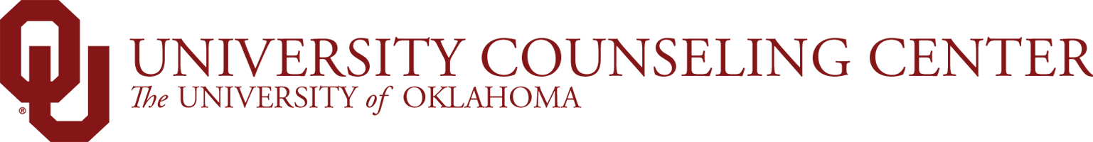 Interlocking OU, University Counseling Center, 皇冠体育 website wordmark.