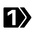 number one icon
